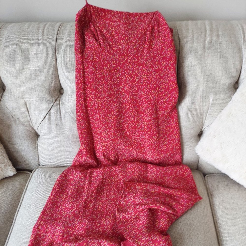 Gap Raspberry Spaghetti Strap Dress